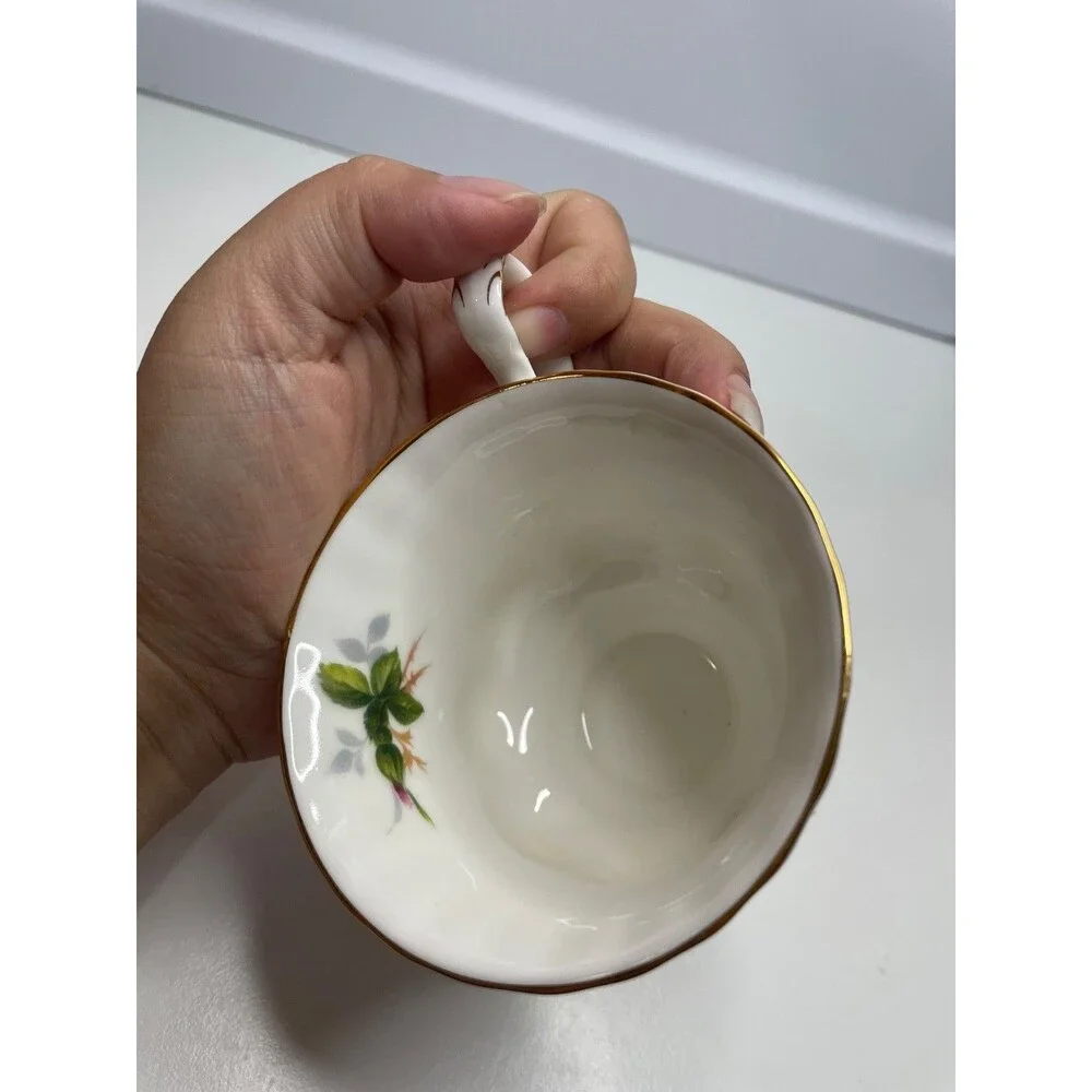Royal Albert Prairie Rose Bone China Tea Cup & Saucer England Pink Floral